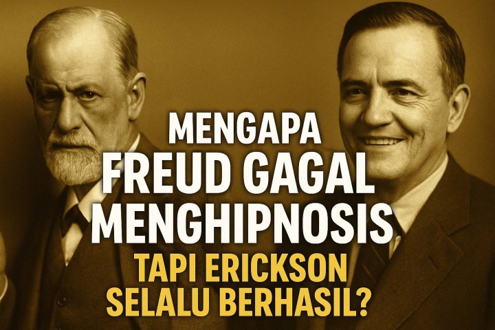 Mengapa Freud Gagal Menghipnosis, Tapi Erickson Selalu Berhasil?