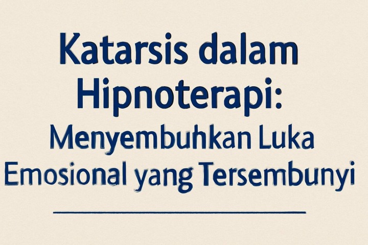 Katarsis dalam Hipnoterapi: Menyembuhkan Luka Emosional yang Tersembunyi